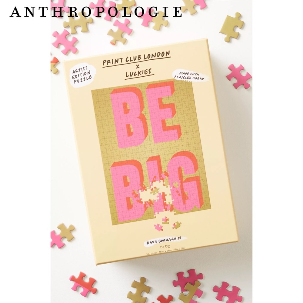 Anthropologie London x Luckies Be Big Puzzle